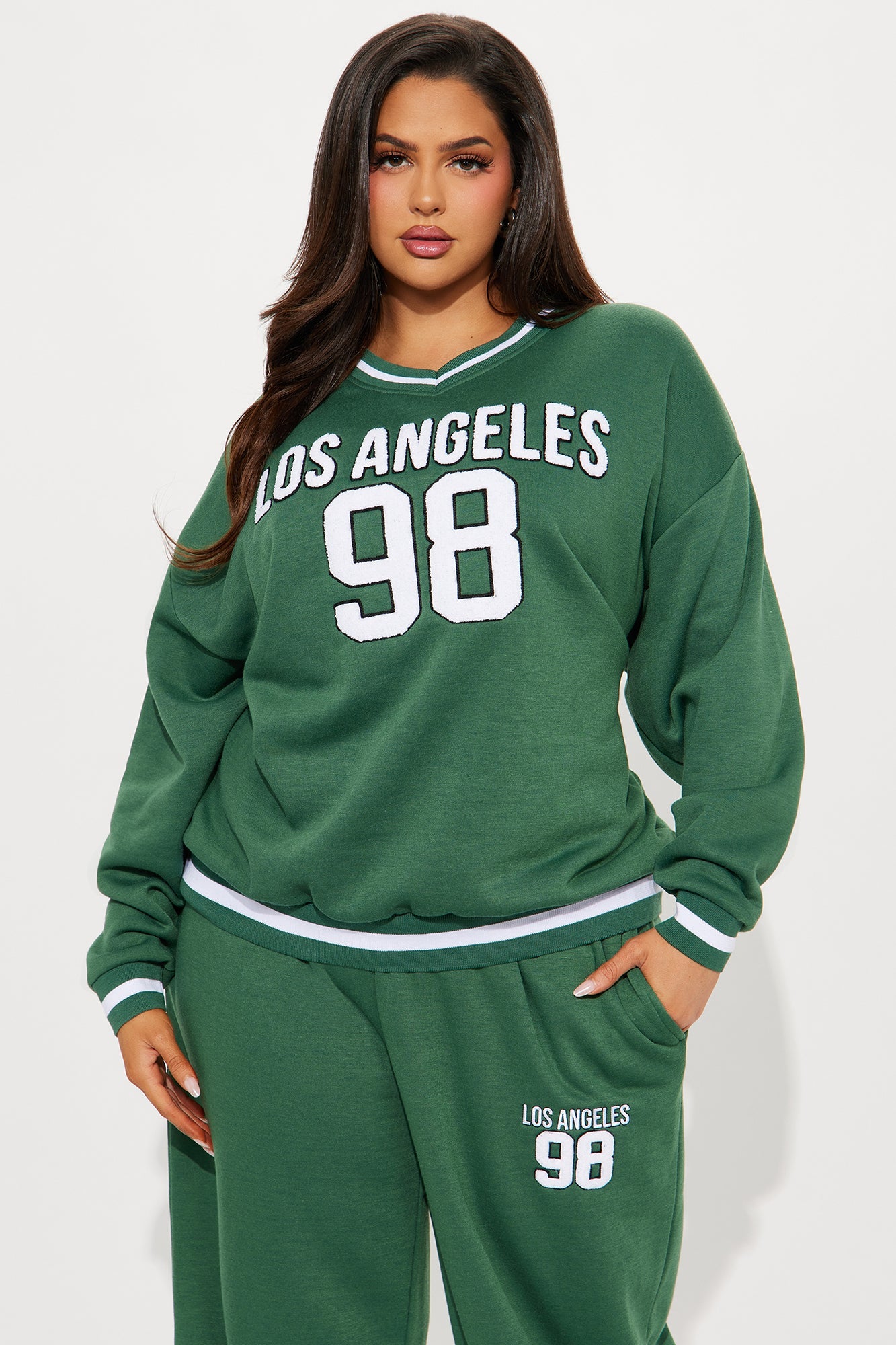 L A Fleece Pant Set