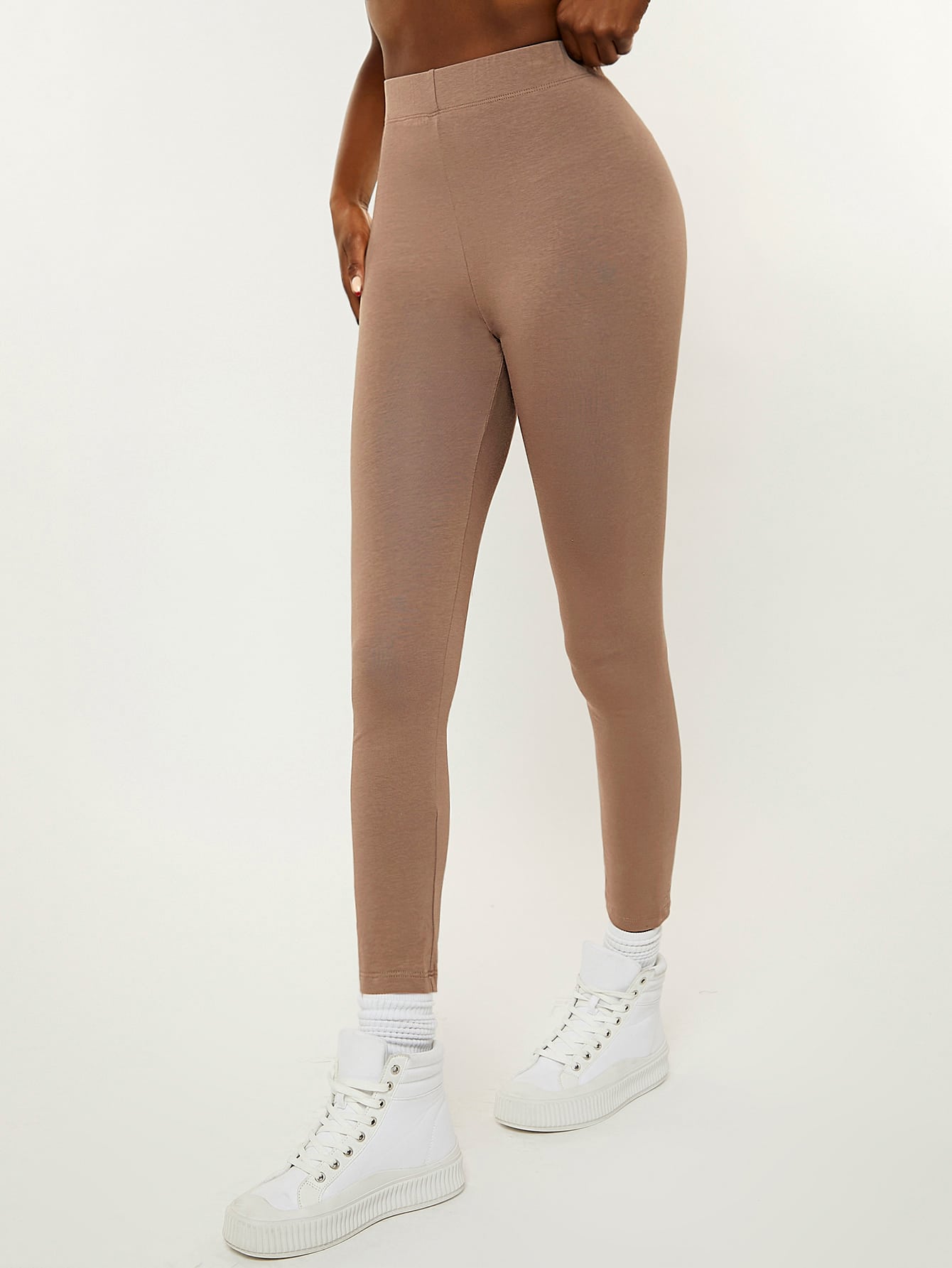 Heather Cropped Leggings
