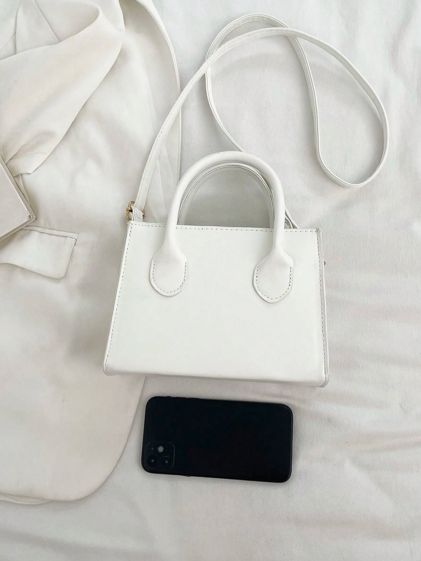 Double Handle Square Bag