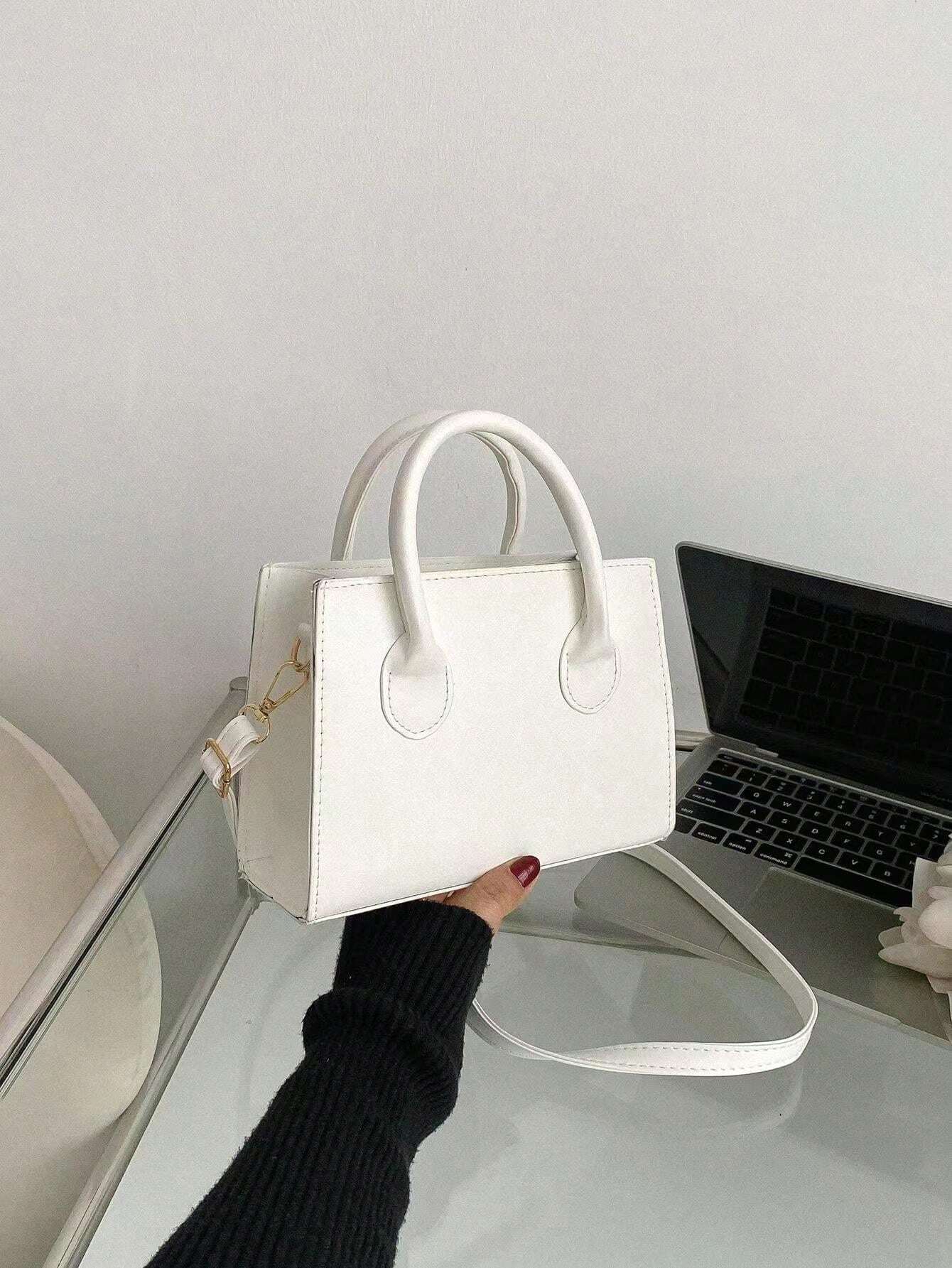 Double Handle Square Bag