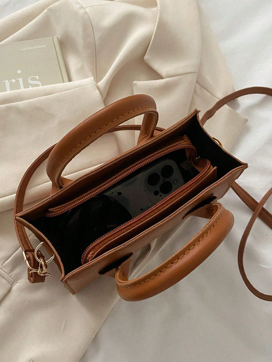 Double Handle Square Bag