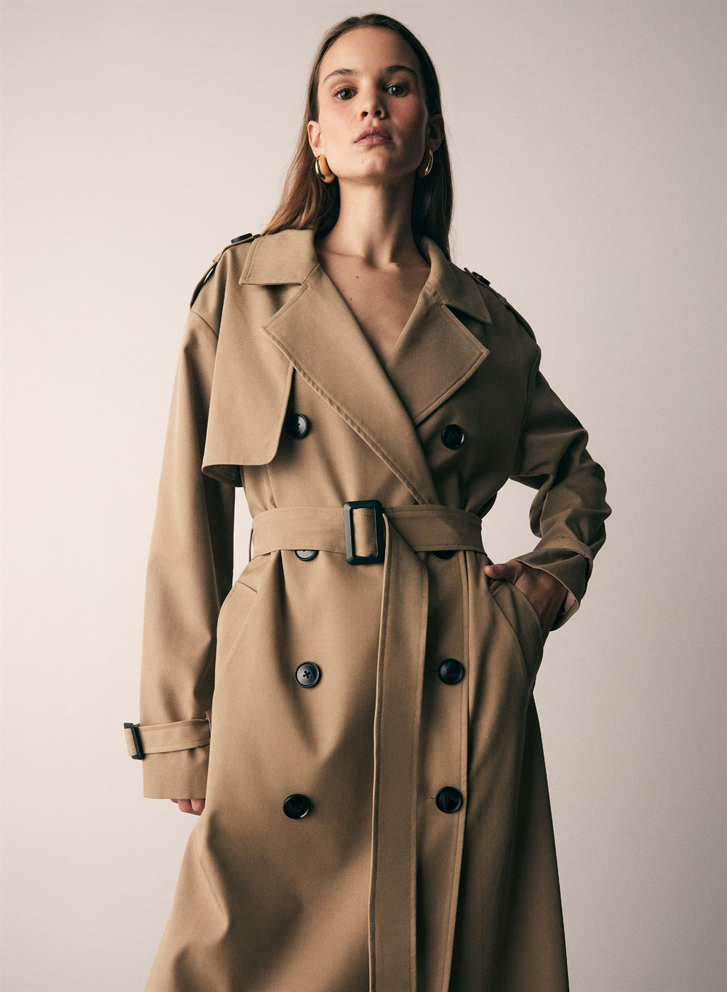 Belted Trench Coat
