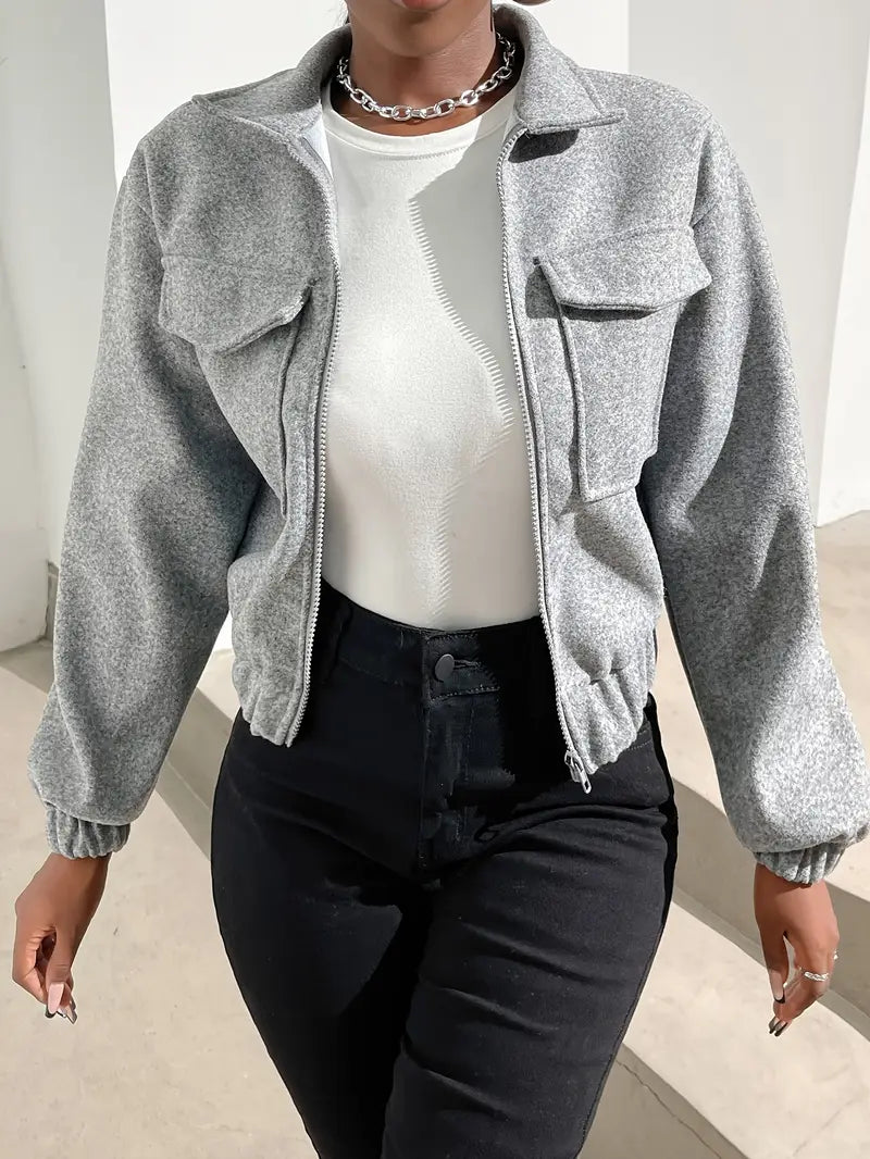 Zip-Up Minimalist Jacket