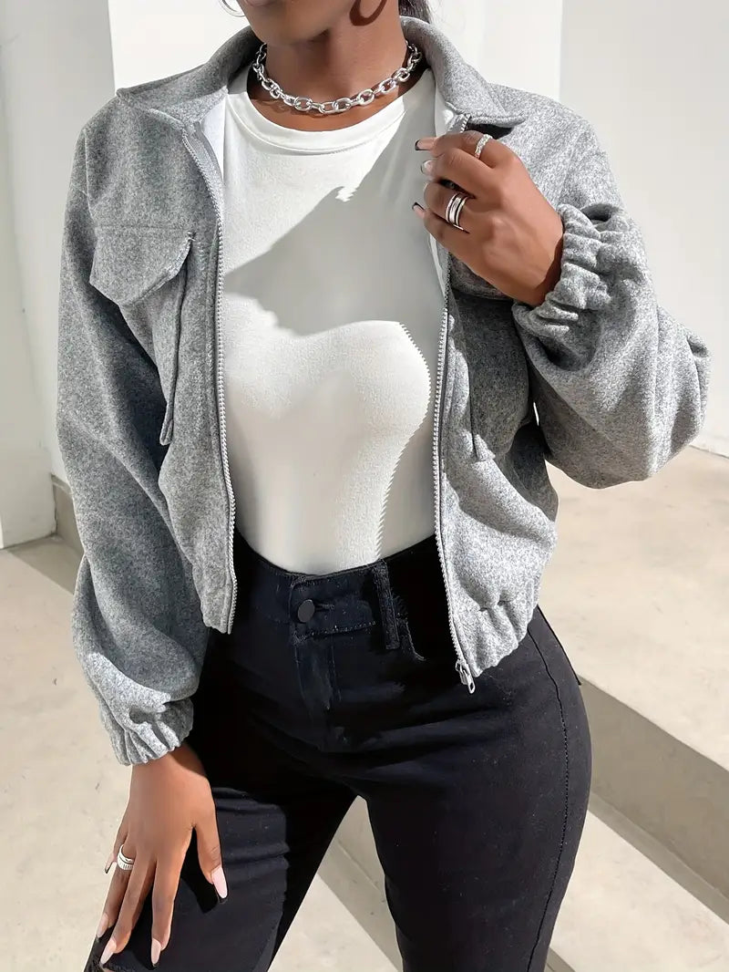Zip-Up Minimalist Jacket