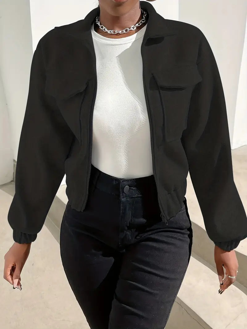 Zip-Up Minimalist Jacket