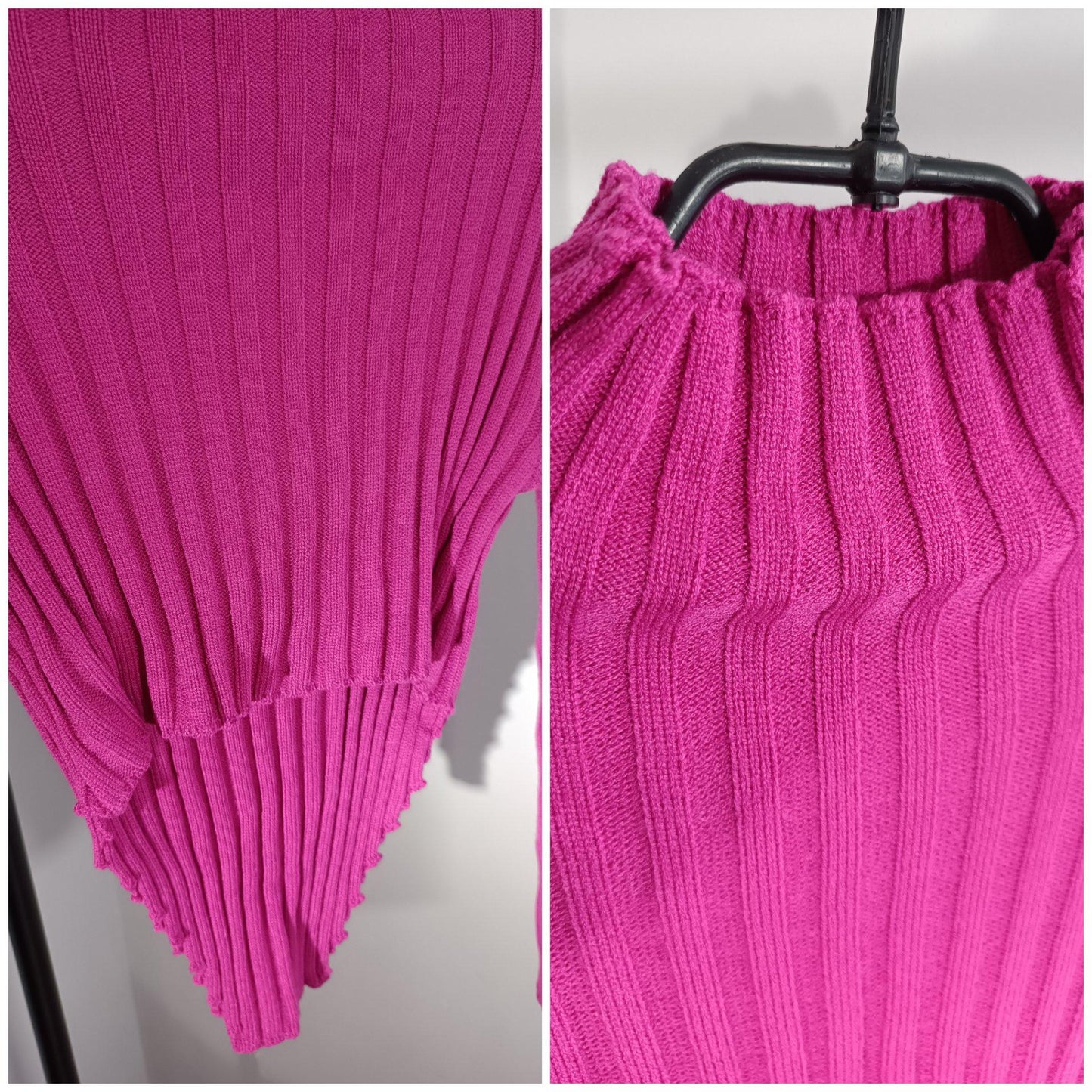 Asymmetrical Hem Crop Sweater