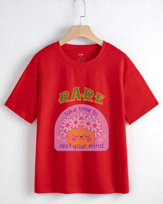 Rare Round Neck Knitted Casual Short-Sleeve T-Shirt