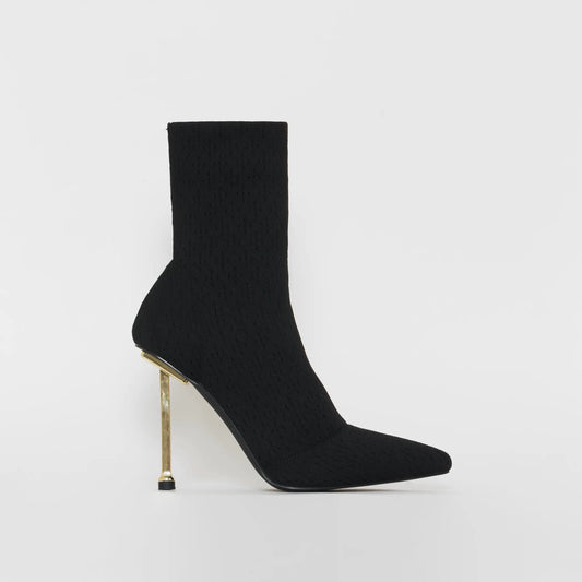 Point Toe Stiletto Sock Boots