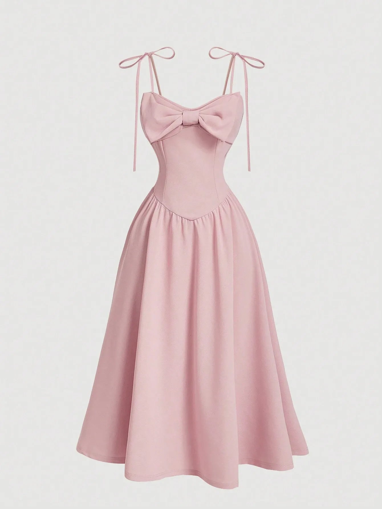 Elegant Vintage Bow Dress