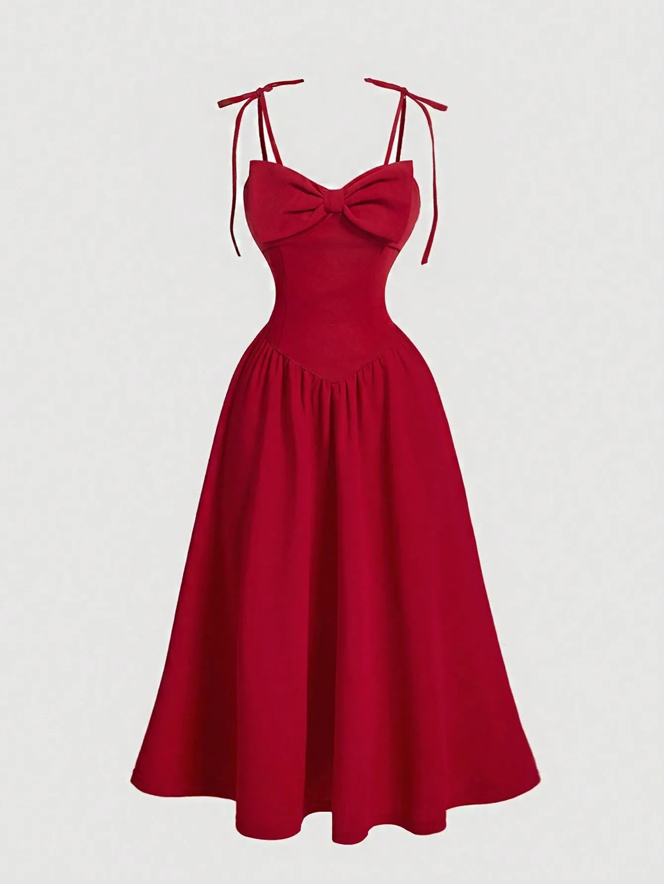 Elegant Vintage Bow Dress