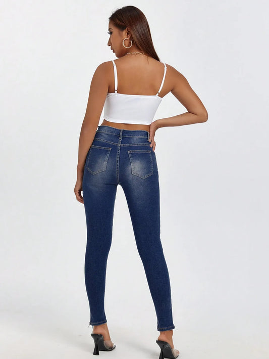 Low Cut Lady Denim Pants