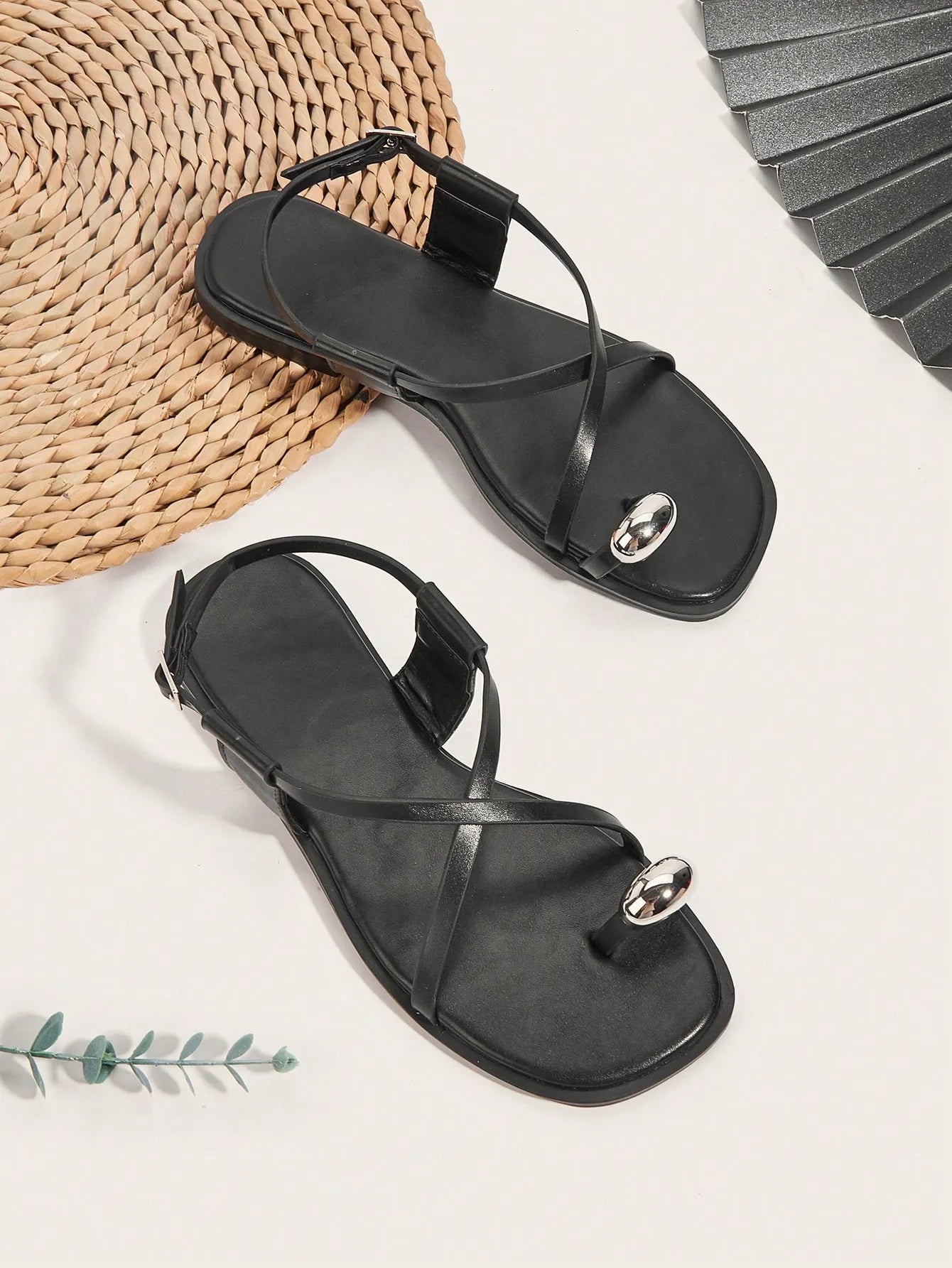 Ankle Strap Flat Sandals