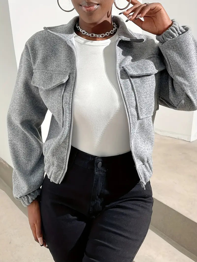 Zip-Up Minimalist Jacket