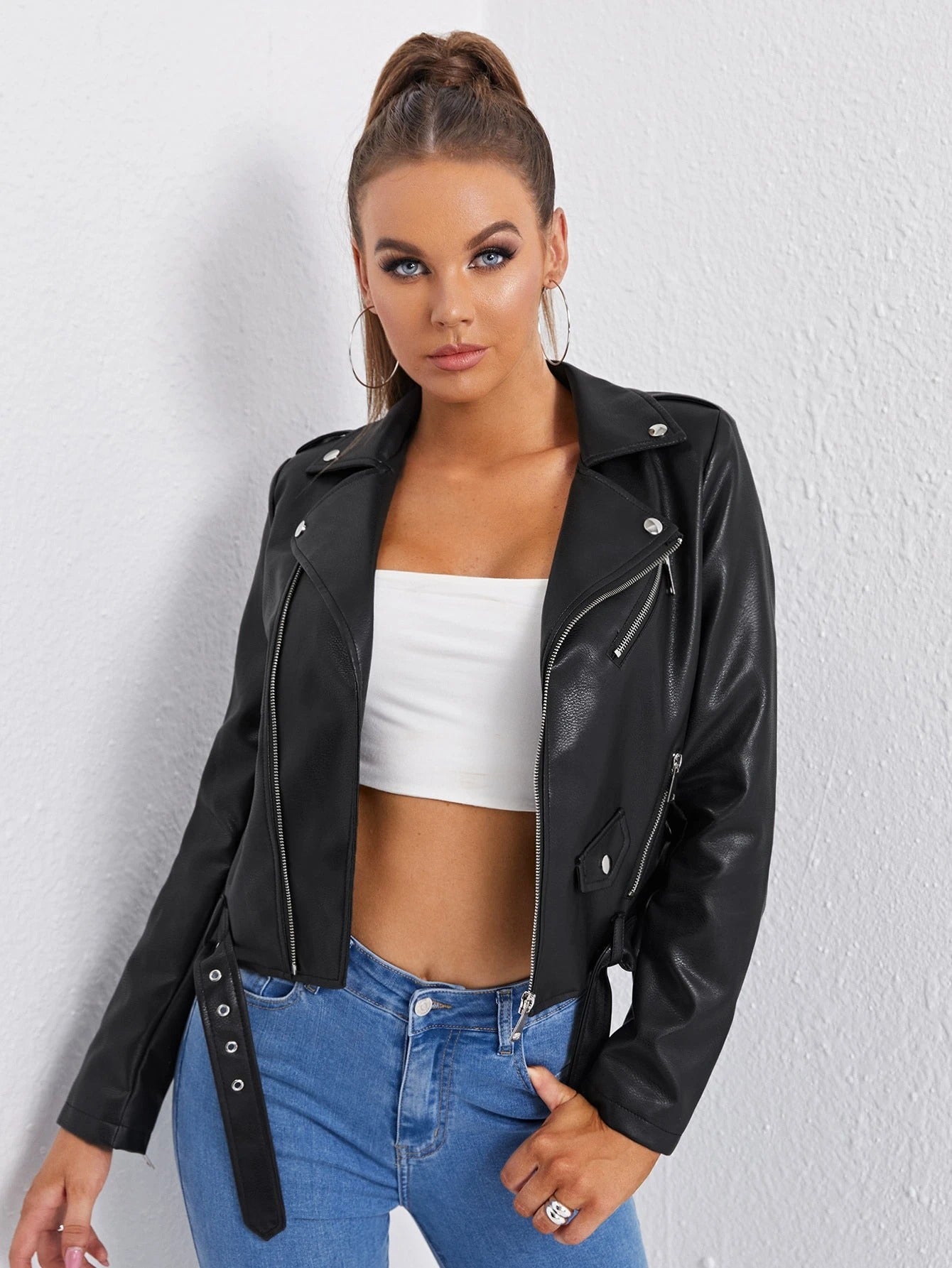 Leather Moto Jacket