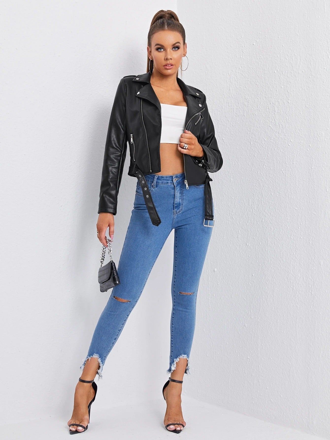 Leather Moto Jacket