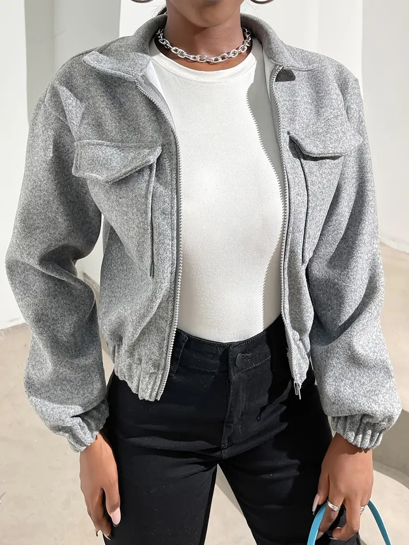 Zip-Up Minimalist Jacket