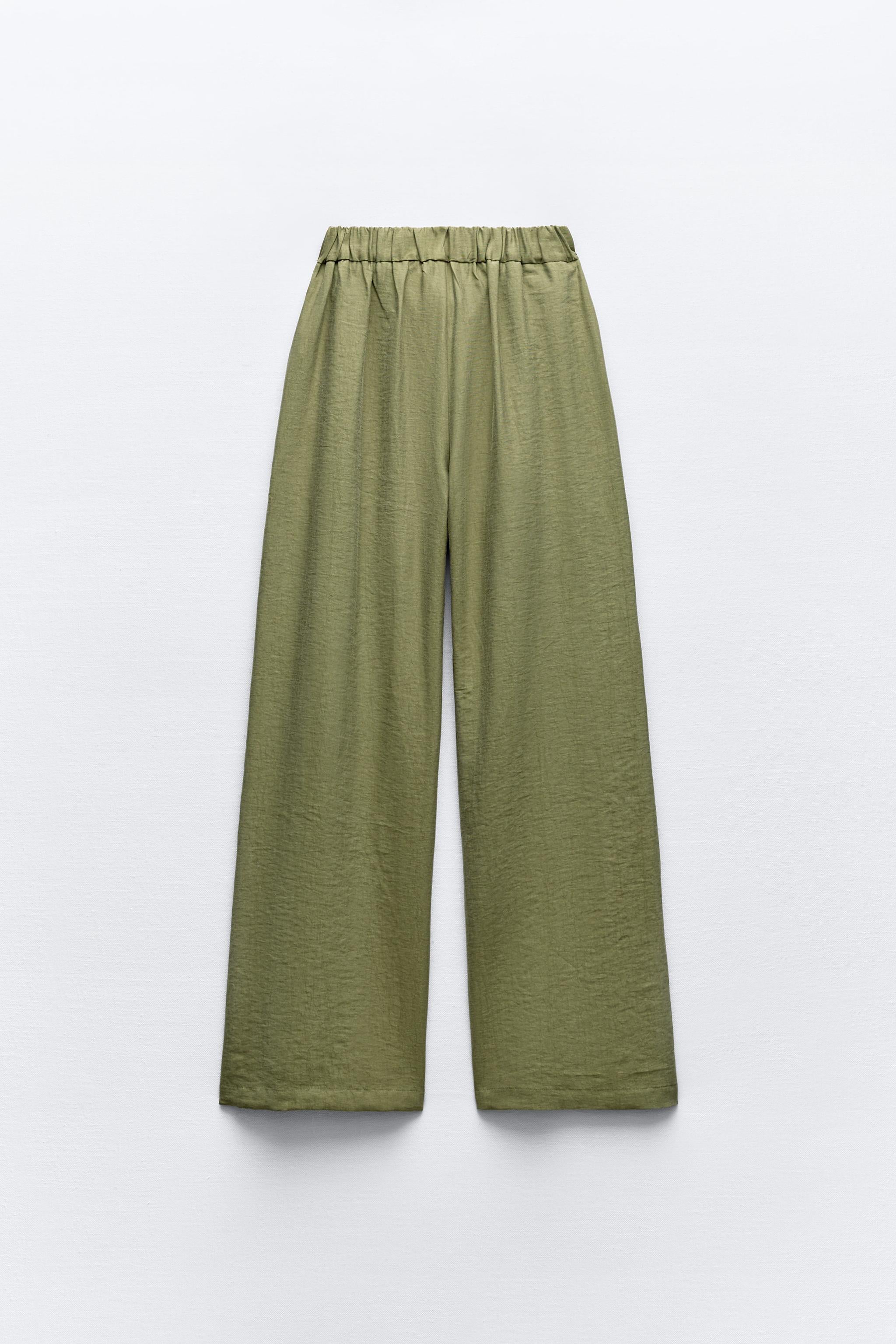 Belted Wide Leg Pants