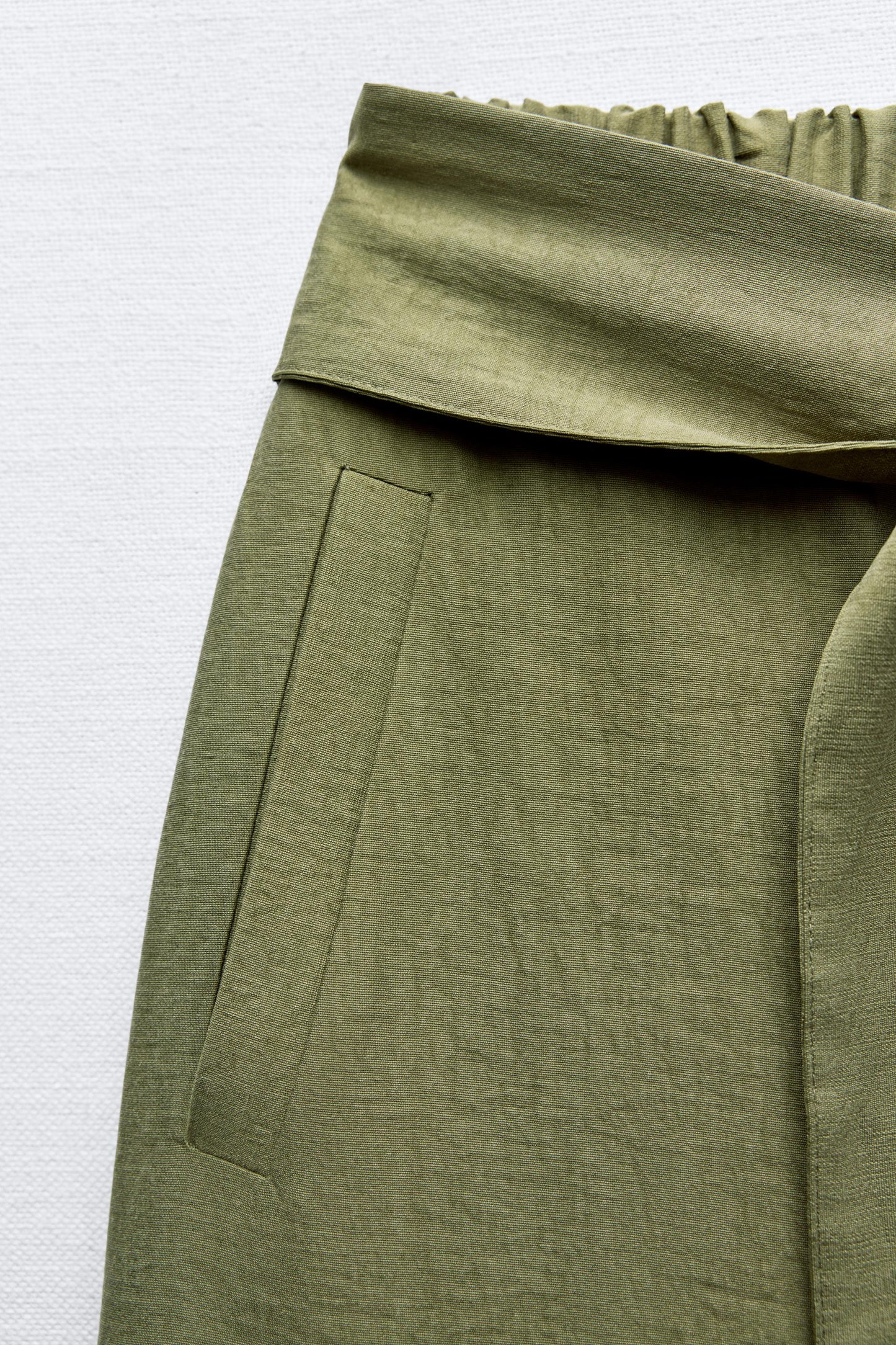 Belted Wide Leg Pants
