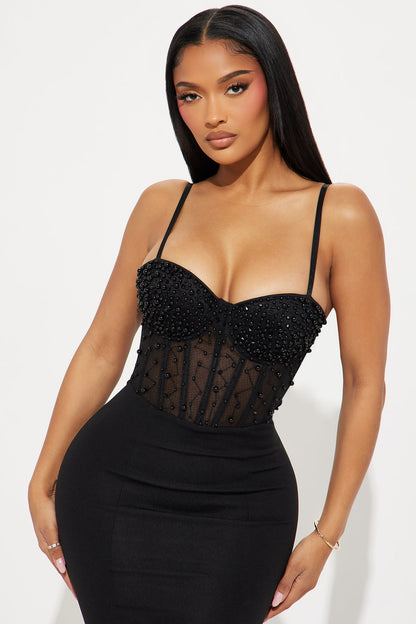 Elegant Embellished Gown Dress