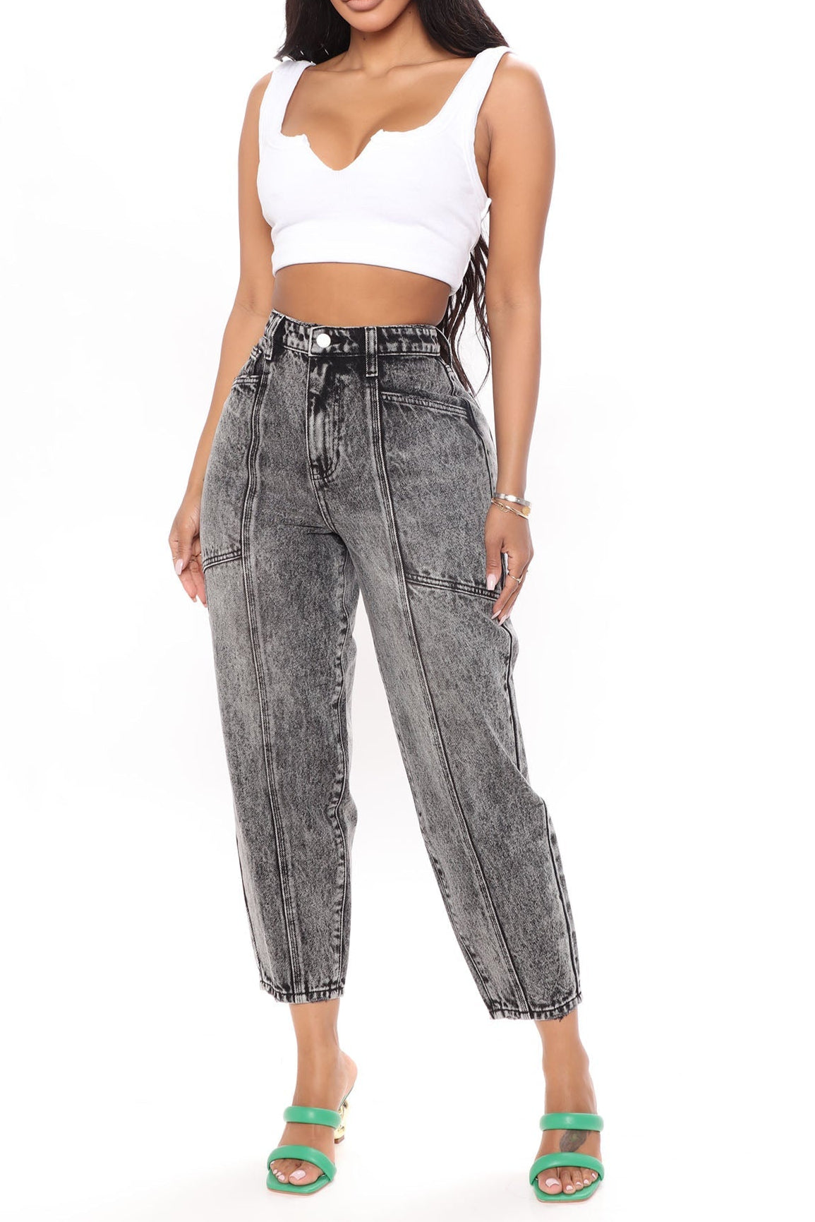 Slim Balloon Jeans