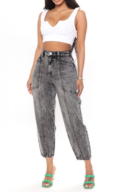 Slim Balloon Jeans