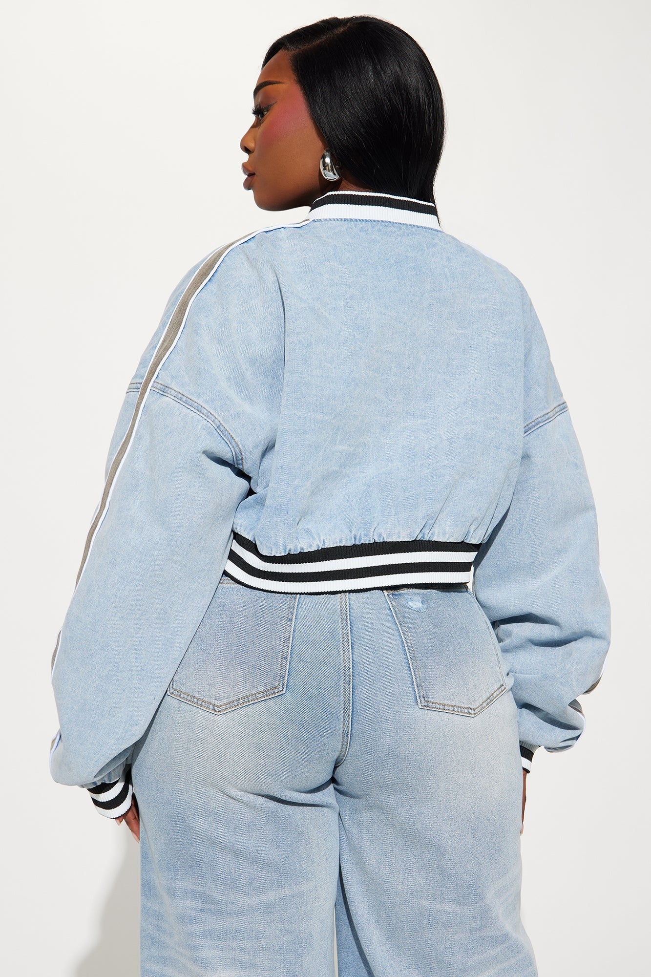 LA Denim Bomber Jacket