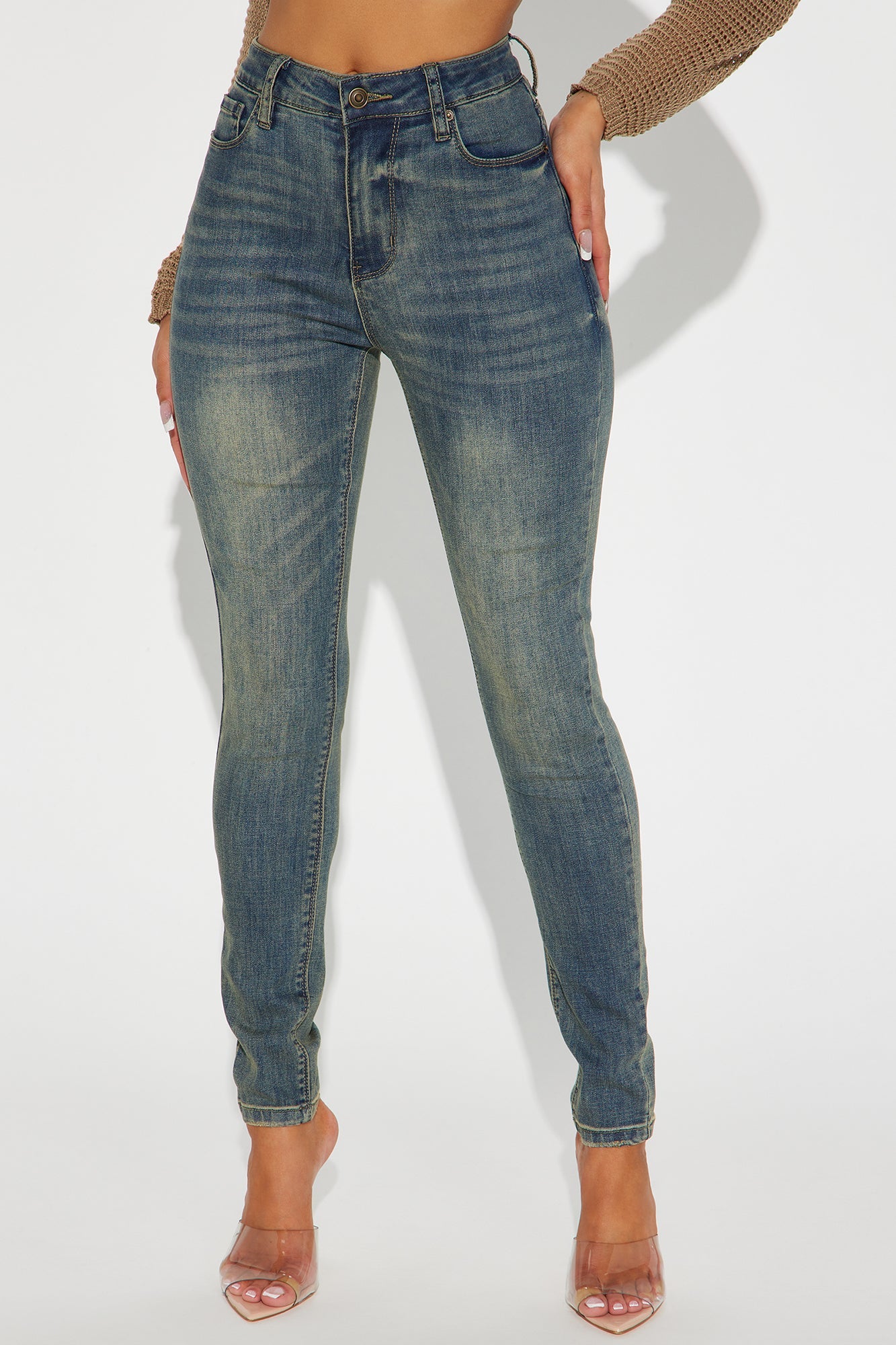 Tinted Stretch Skinny Jeans
