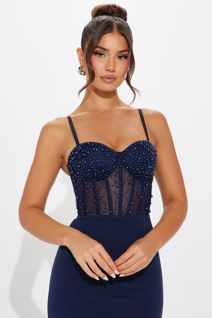 Elegant Embellished Gown Dress