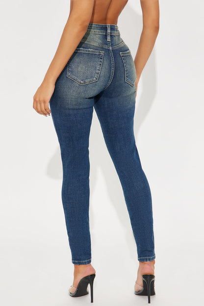 Tinted Stretch Skinny Jeans