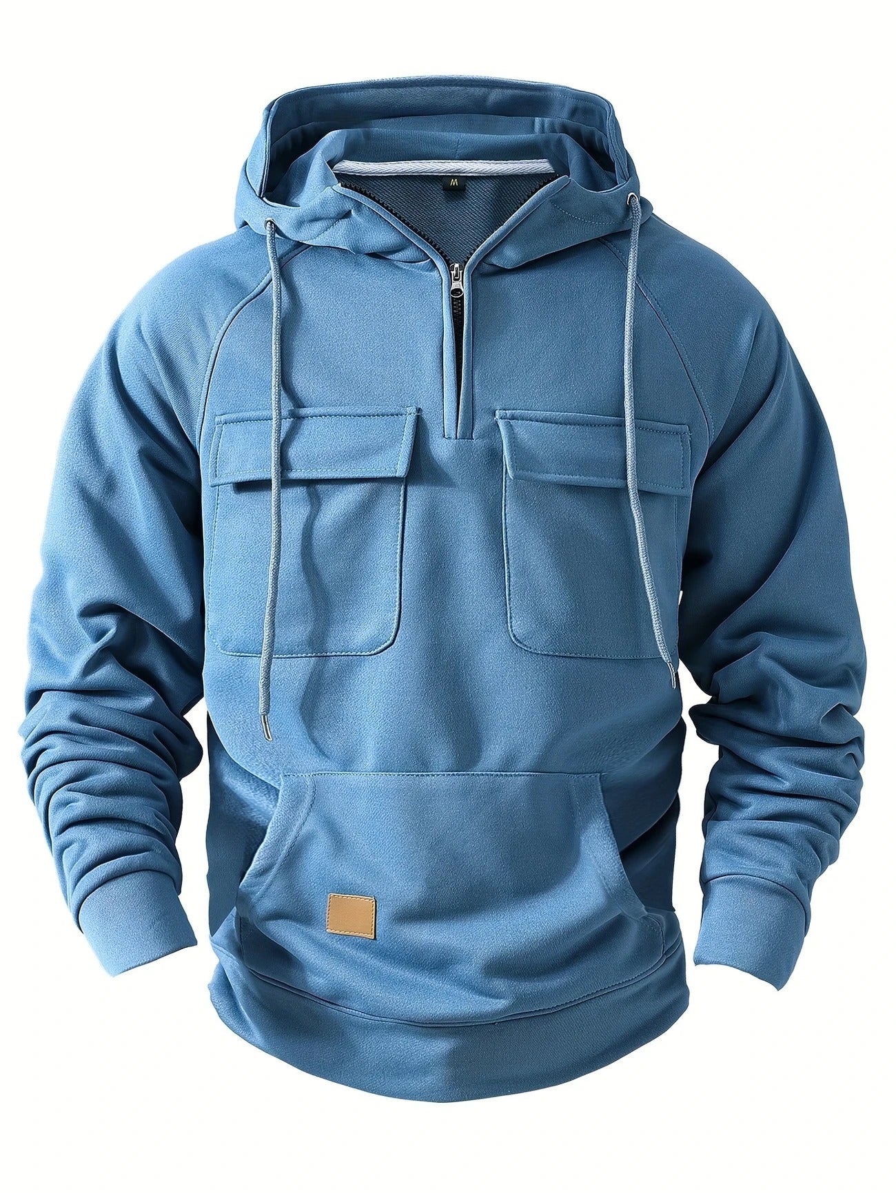 Half-Zip Cargo Sweatshirt