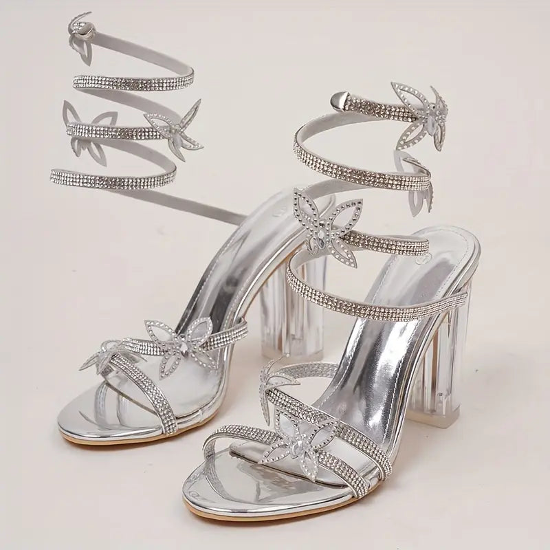 Crystal Embellished Sandals