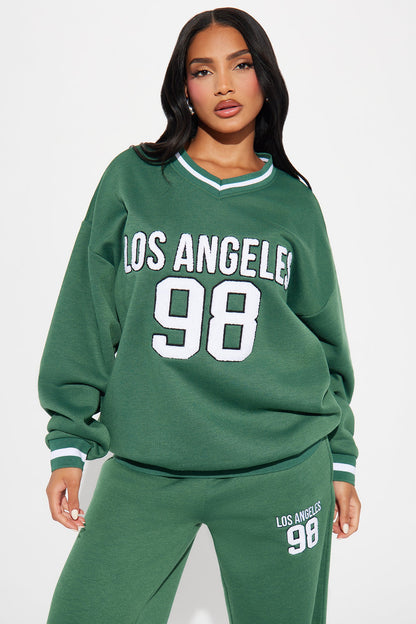 L A Fleece Pant Set