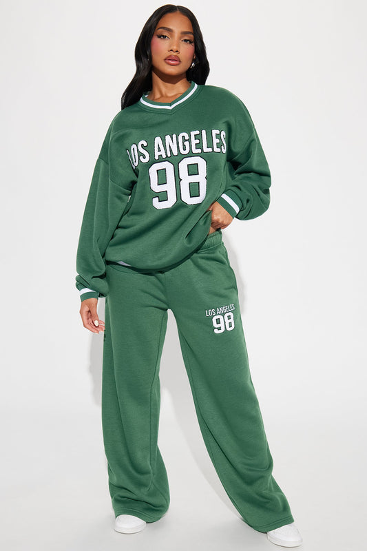 L A Fleece Pant Set