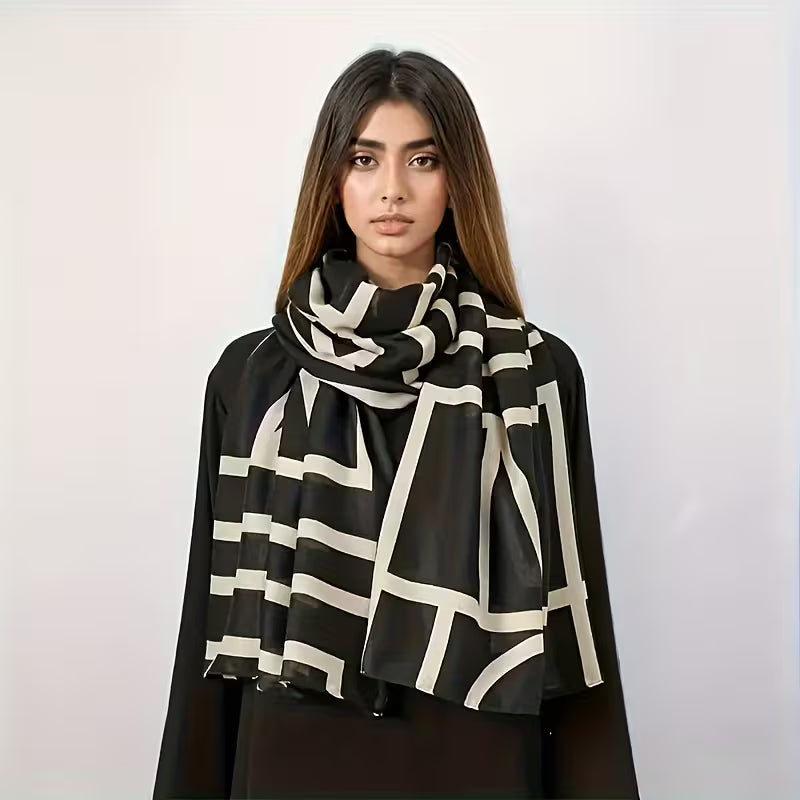 Elegant Geometric Scarf