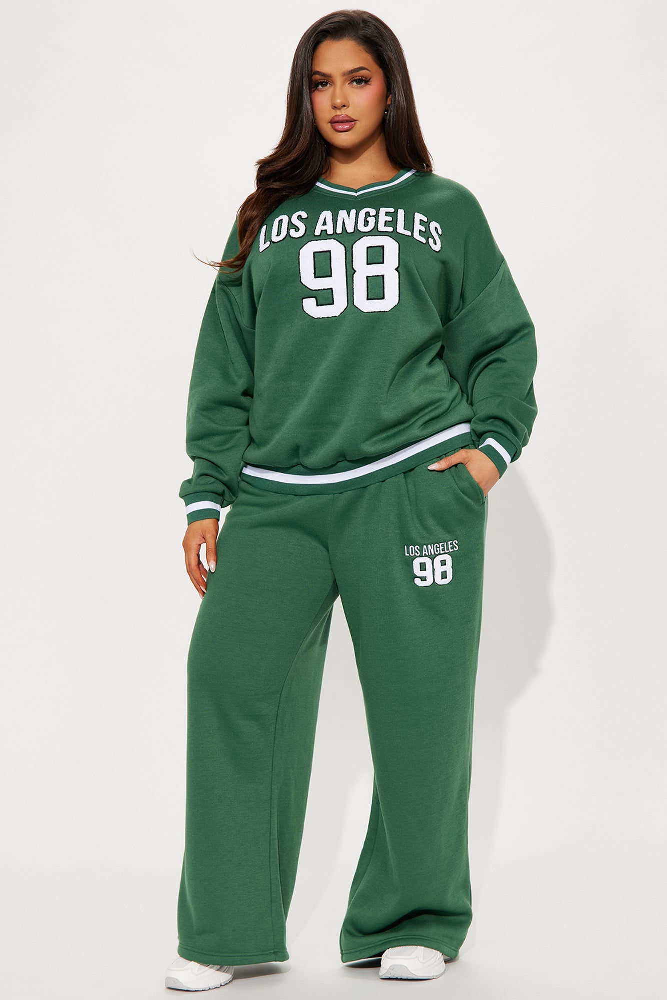 L A Fleece Pant Set