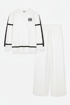 white set with white accents on a white background