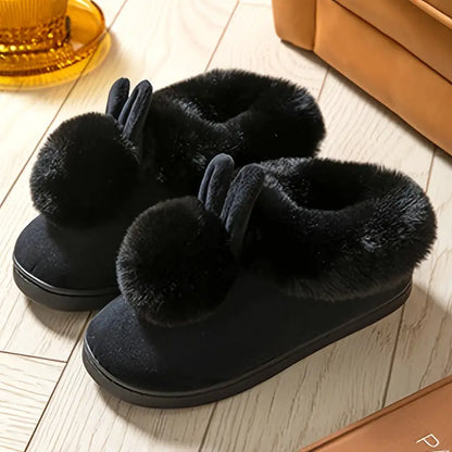 Rabbit & Pom Pom Slippers
