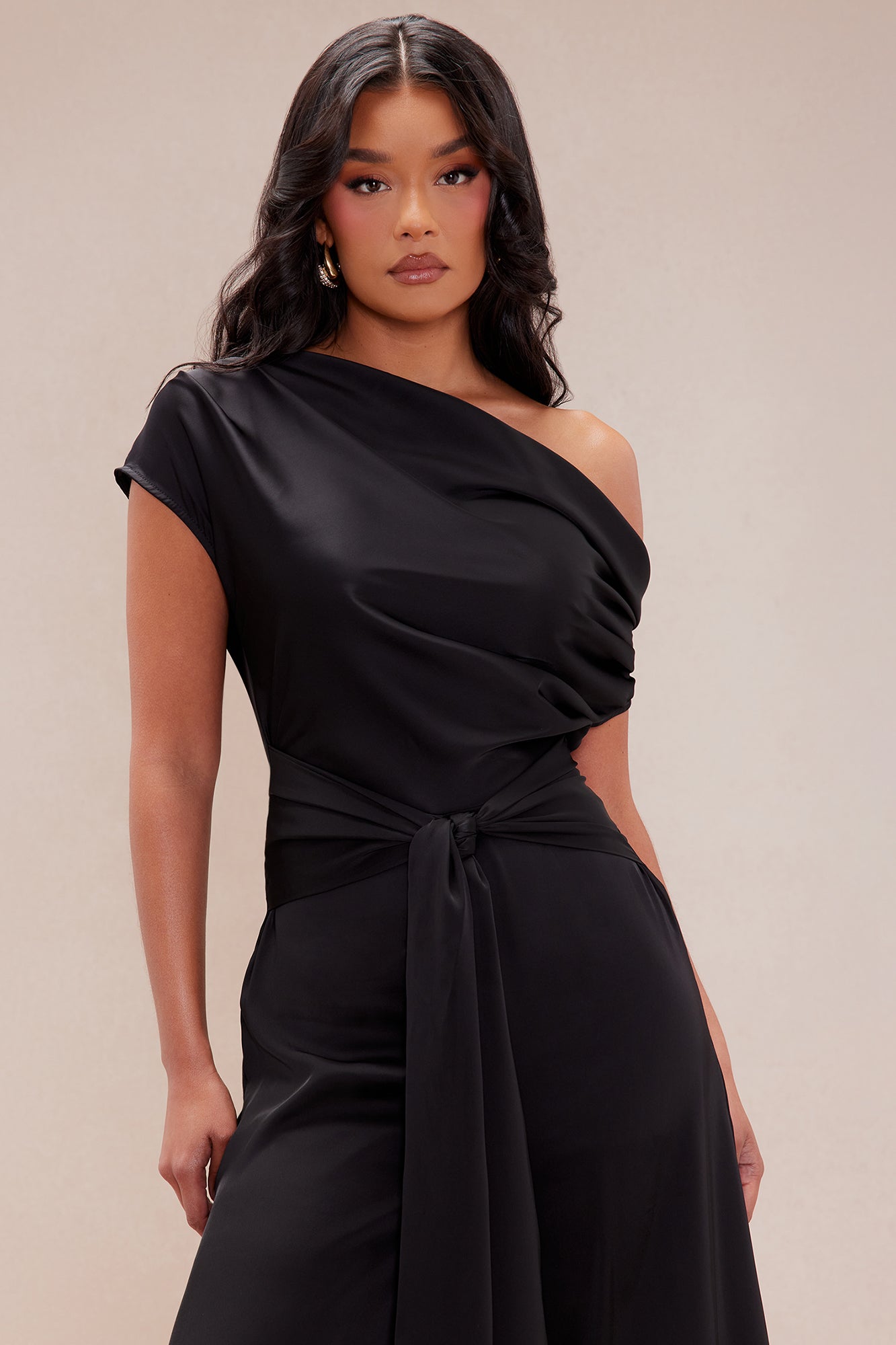 Satin Wide Leg Jumpsuit