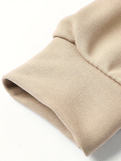 Half-Zip Cargo Sweatshirt