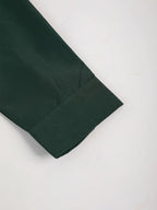 Long Sleeve Shirt Solid Drawstring Pants  Two-piece Set