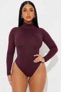 Mock Neck Long Sleeve Bodysuit