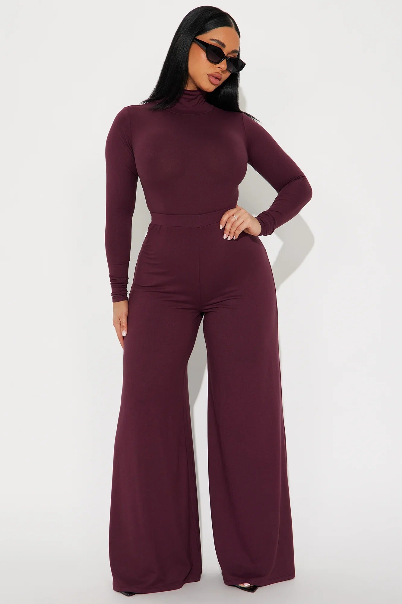 Mock Neck Long Sleeve Bodysuit