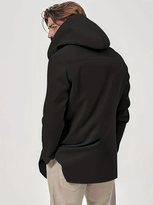 Hooded Wool Blend  Coats