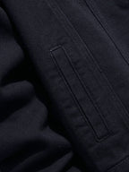Button Front Solid Denim Jacket