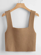 Tabby Simple Casual Knitted Top
