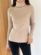 Ribbed Knit Turtleneck