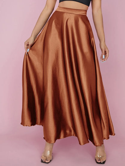 PETITE High Waist Flared  Skirts