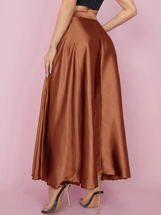 PETITE High Waist Flared  Skirts