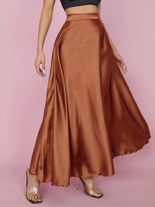 PETITE High Waist Flared  Skirts
