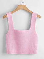 Tabby Simple Casual Knitted Top